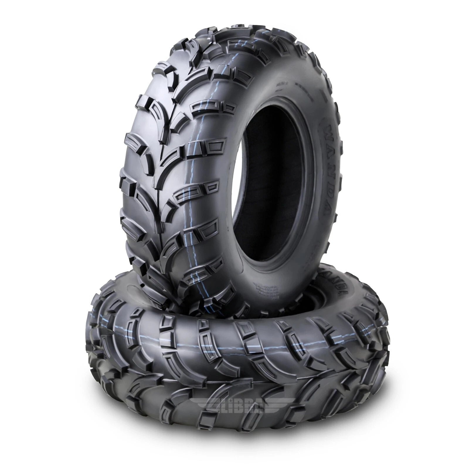 Set of 2 UTV ATV Tires 24x9-11 225/70-11 6PR Lit Mud P373 for UTV/ATV