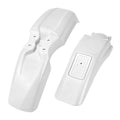 Fender Set for Honda XR250R XR400R (1996–2004) White Plastic Mud Guards