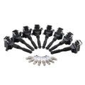 Set of 8 Ignition Coils & 8 Iridium Spark Plugs for BMW Chevy Honda