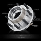 Front Wheel Bearing & Hub Kit w/ ABS Sensor for Ford F-350 Super Duty (2011–2016)