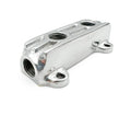 Fuel Distribution Log Block for Hot Rods Polished Straight Finned (2-Port)