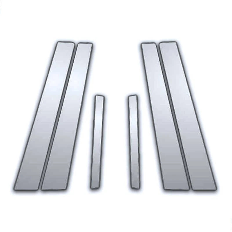 6Pc Chrome Pillar Post Covers Replacement for Nissan Altima (1998–2001)