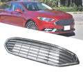 Front Grille Bumper Upper for Ford Fusion (2017–2018) Chrome Mesh