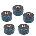 50Pack 4-1/2"x7/8" 60 Grit T29 Zirconia Flap Disc Sanding Grinding