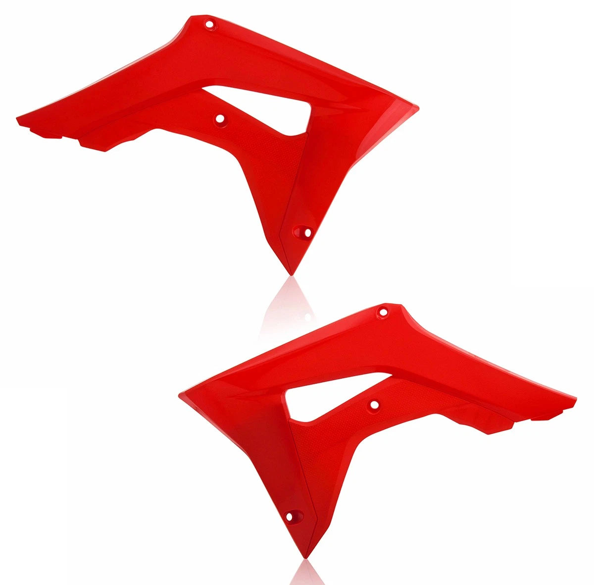 Acerbis Radiator Scoop Red for Honda CRF (2017–2021)