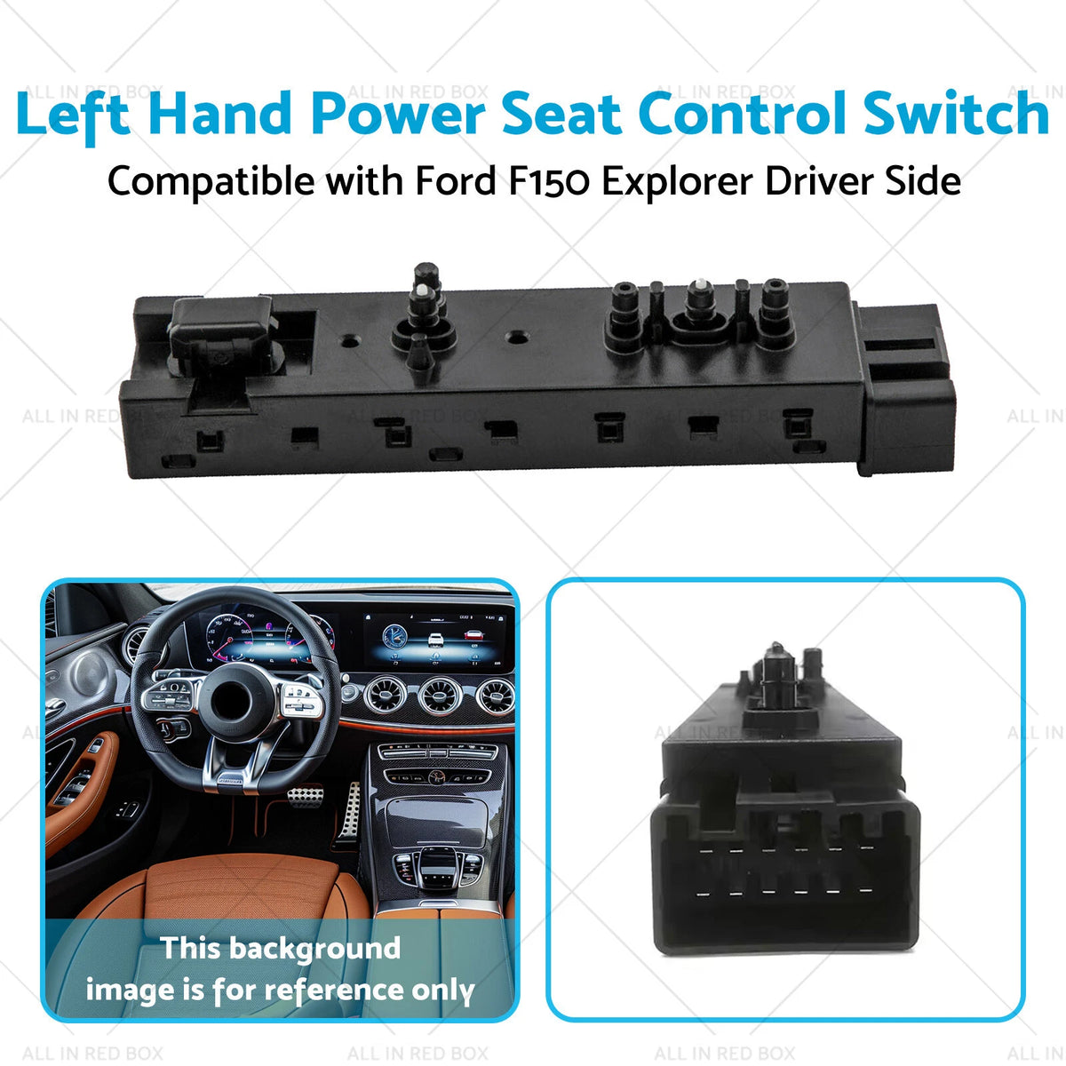 Power Seat Control Switch for Ford F150, Explorer (Driver Side)