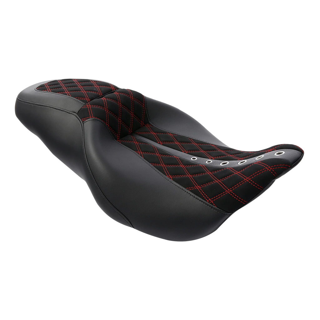 Black Driver & Passenger Seat for Harley Street Road King Glide (2009–2023)