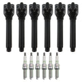 Set of 6 Ignition Coils & NGK G-Power Spark Plugs for 200 Avenger Cherokee V6