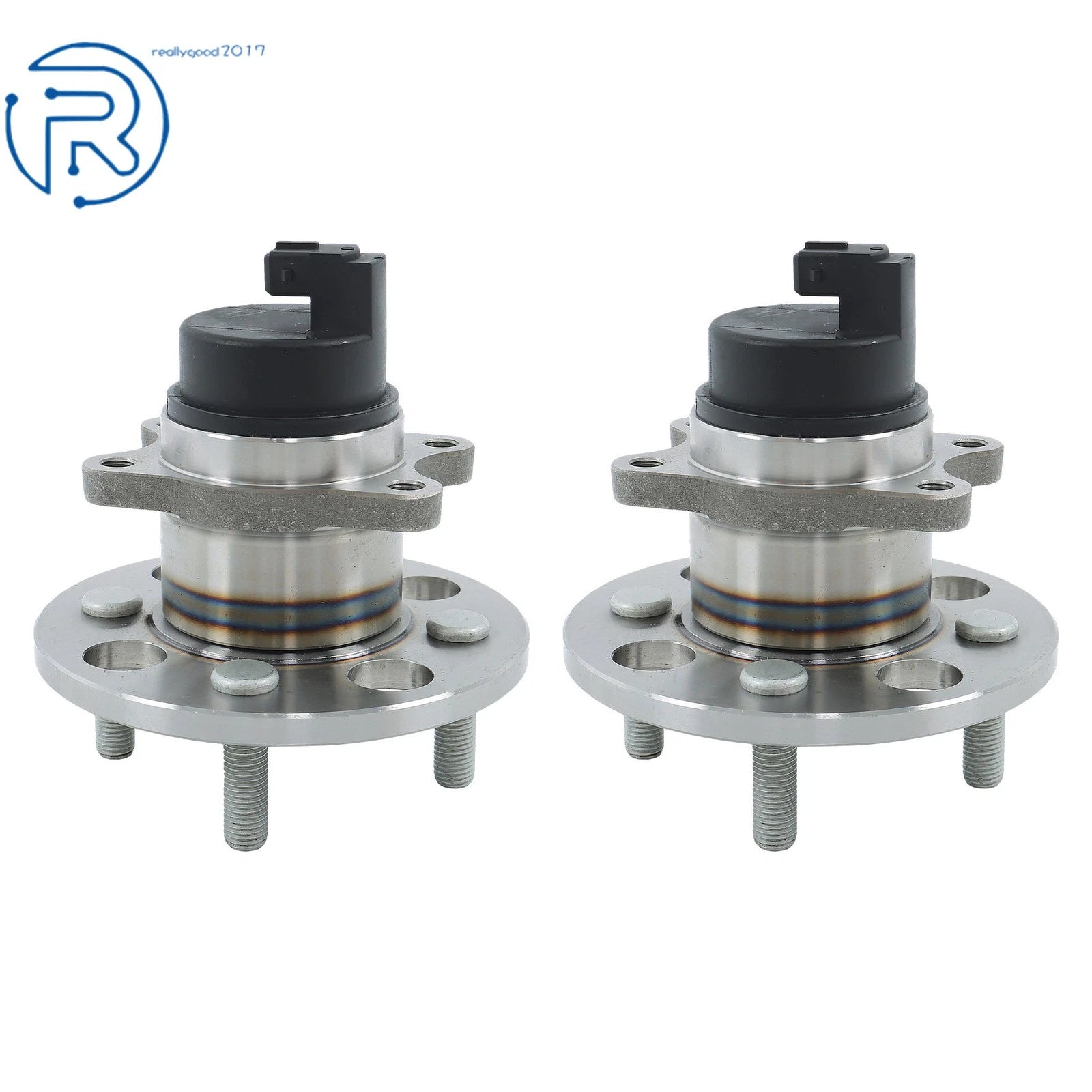 2X Rear Wheel Hub Bearing Assembly with ABS Sensor for Hyundai Kia Accent Rio (2006–2011)