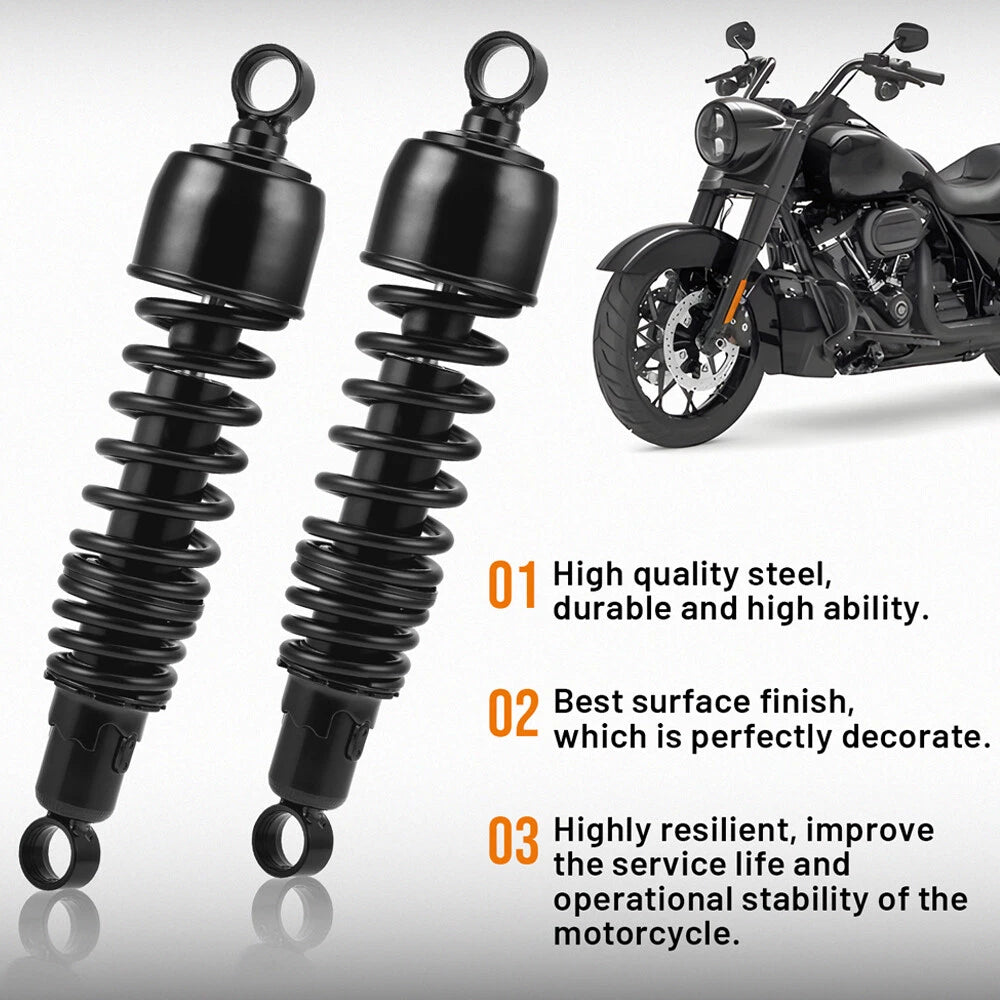 2X Heavy Duty 13" Rear Shocks for Harley Touring Electra Glide FLHX (2006–2022)
