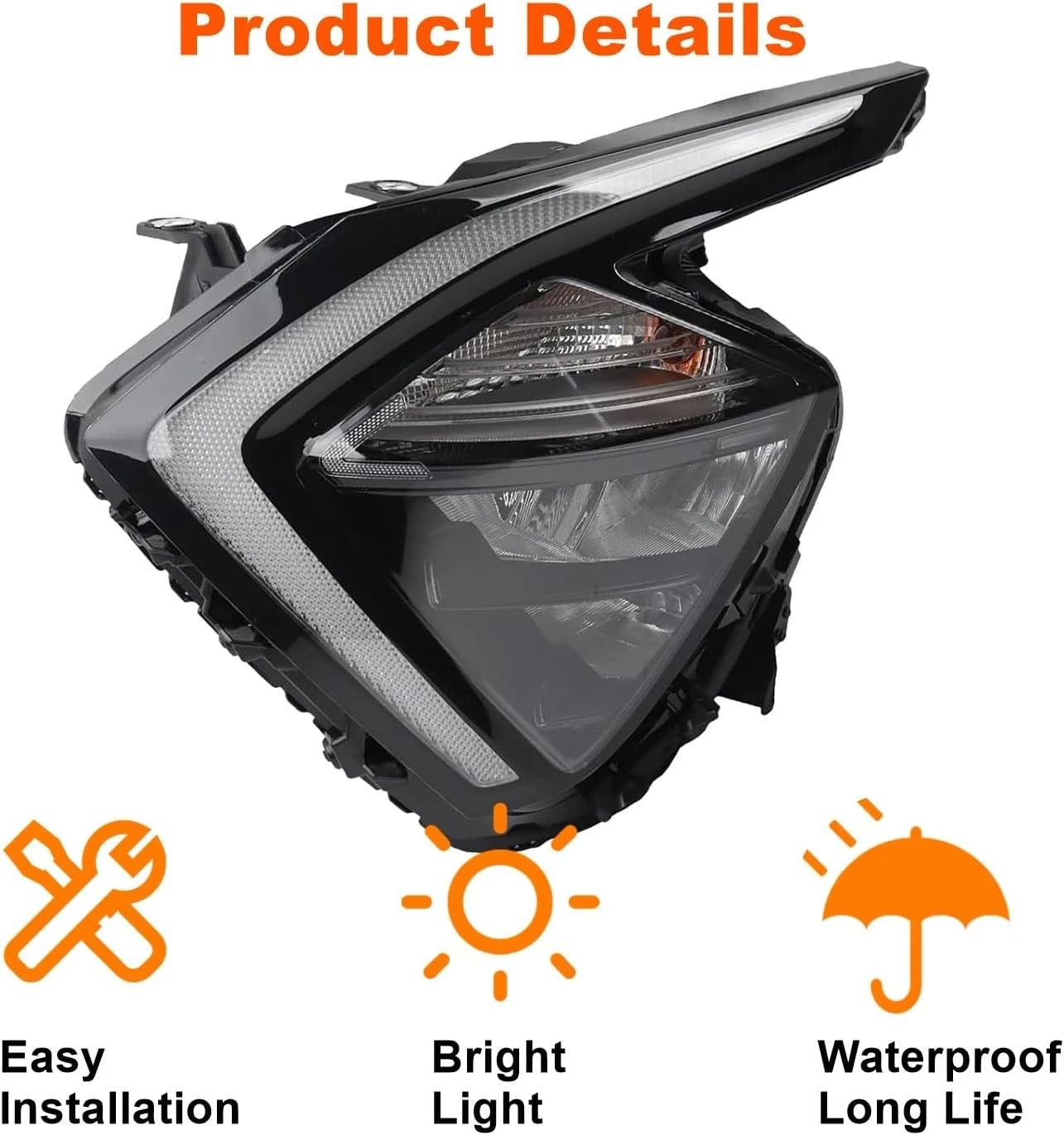 Set of 2 LED Headlights for Kia Sportage (2022–2024)