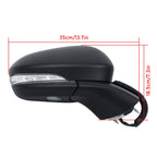 Passenger Side View Mirror for Ford Fusion (2015-2017)