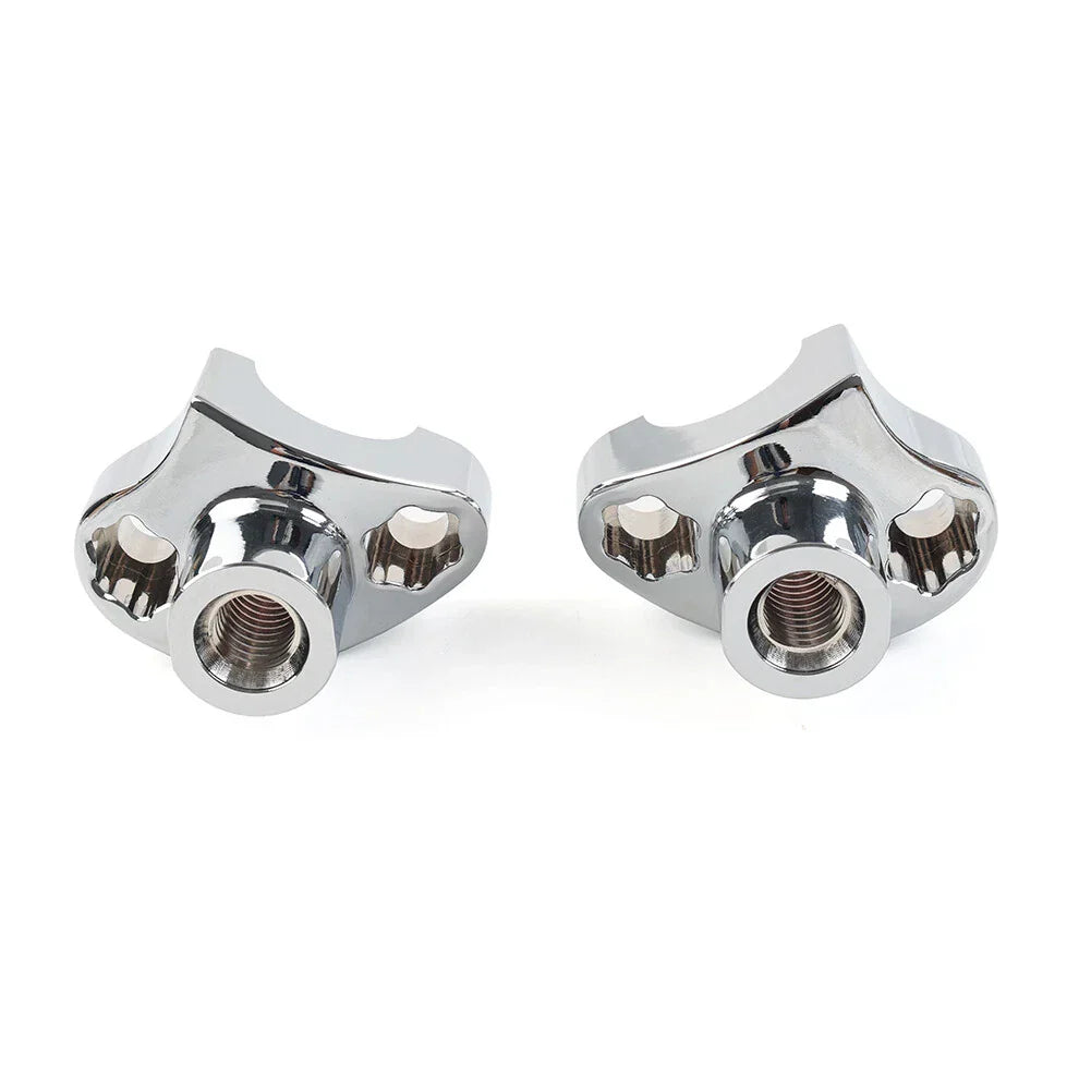 7" Tall Handlebar Risers for Harley Softail Dyna Street Bob
