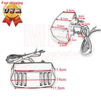Integrated LED Tail Brake Turn Signals for Honda Grom MSX 125 CTX700 (2014–2016)