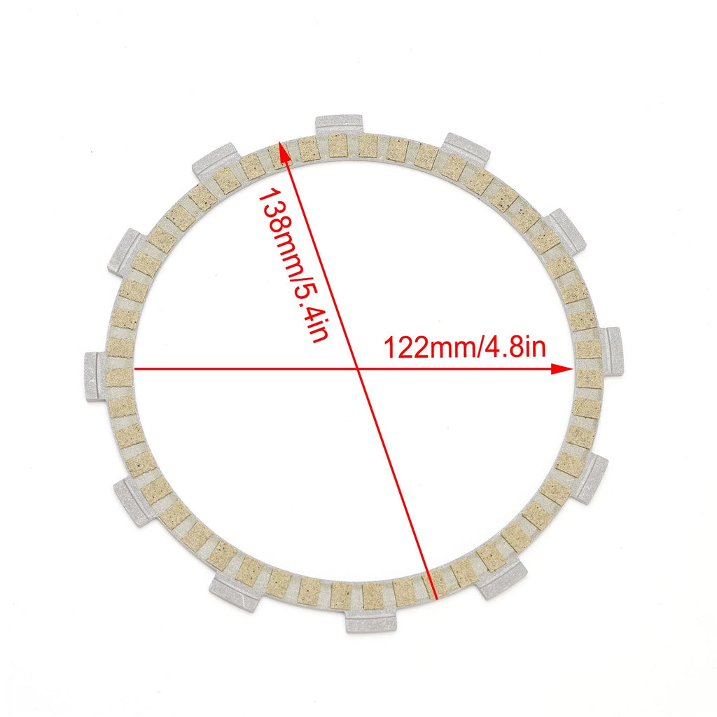 Clutch Friction Plate Kit for Kawasaki ZX1000 Ninja H2R (2015–2024) 21441-24F50