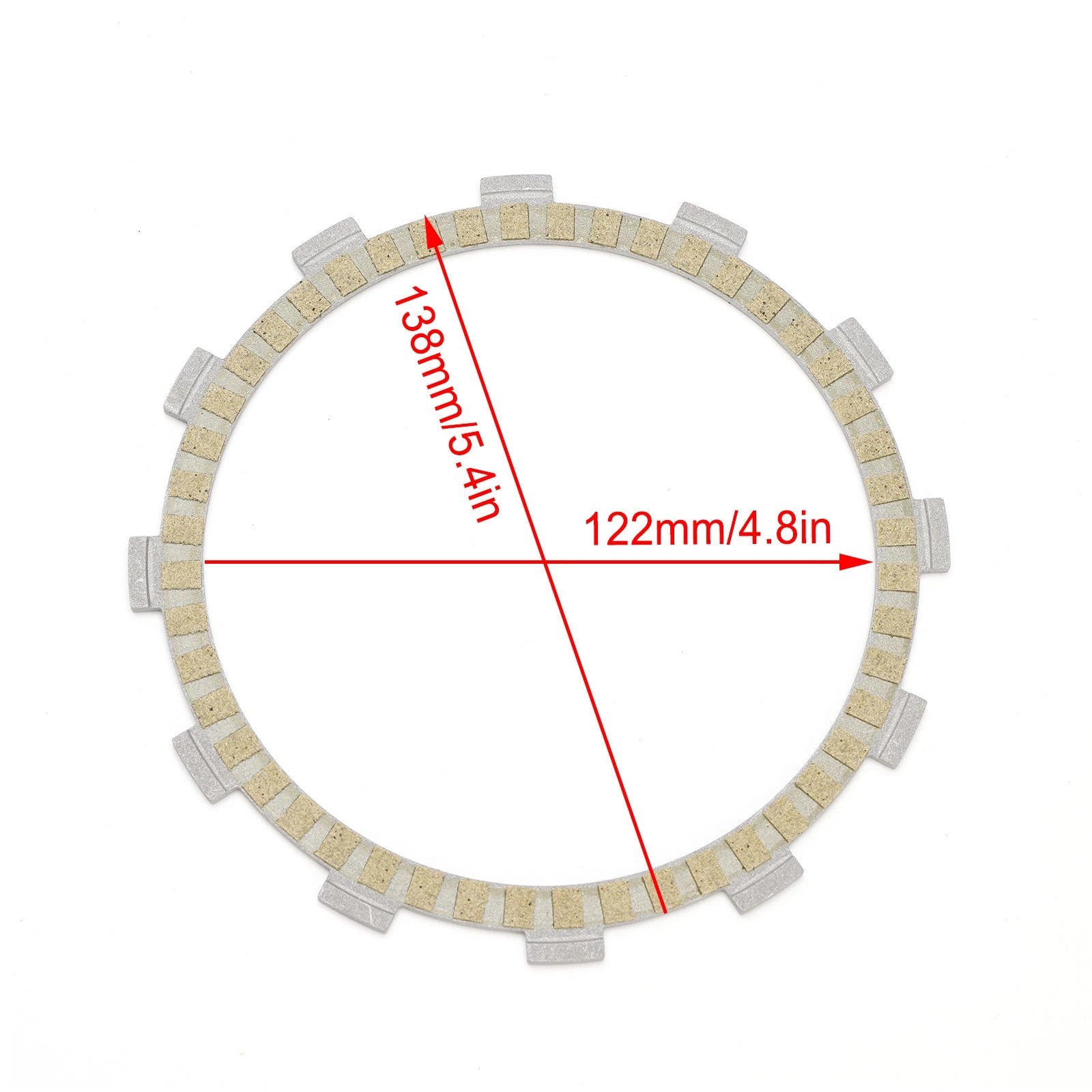 Clutch Friction Plate Kit for Kawasaki ZX1000 Ninja H2R (2015–2024) 21441-24F50