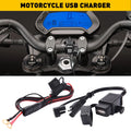 SAE to USB Charger Adapter with Inline Fuse for Motorcycle (Ph H)