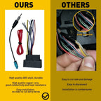 Radio Wiring Harness & Antenna Adapter for Jeep Dodge Challenger Chrysler (H)