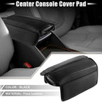 2X Center Console Armrest Pad Cover for Nissan Rogue (2021–2023) Black
