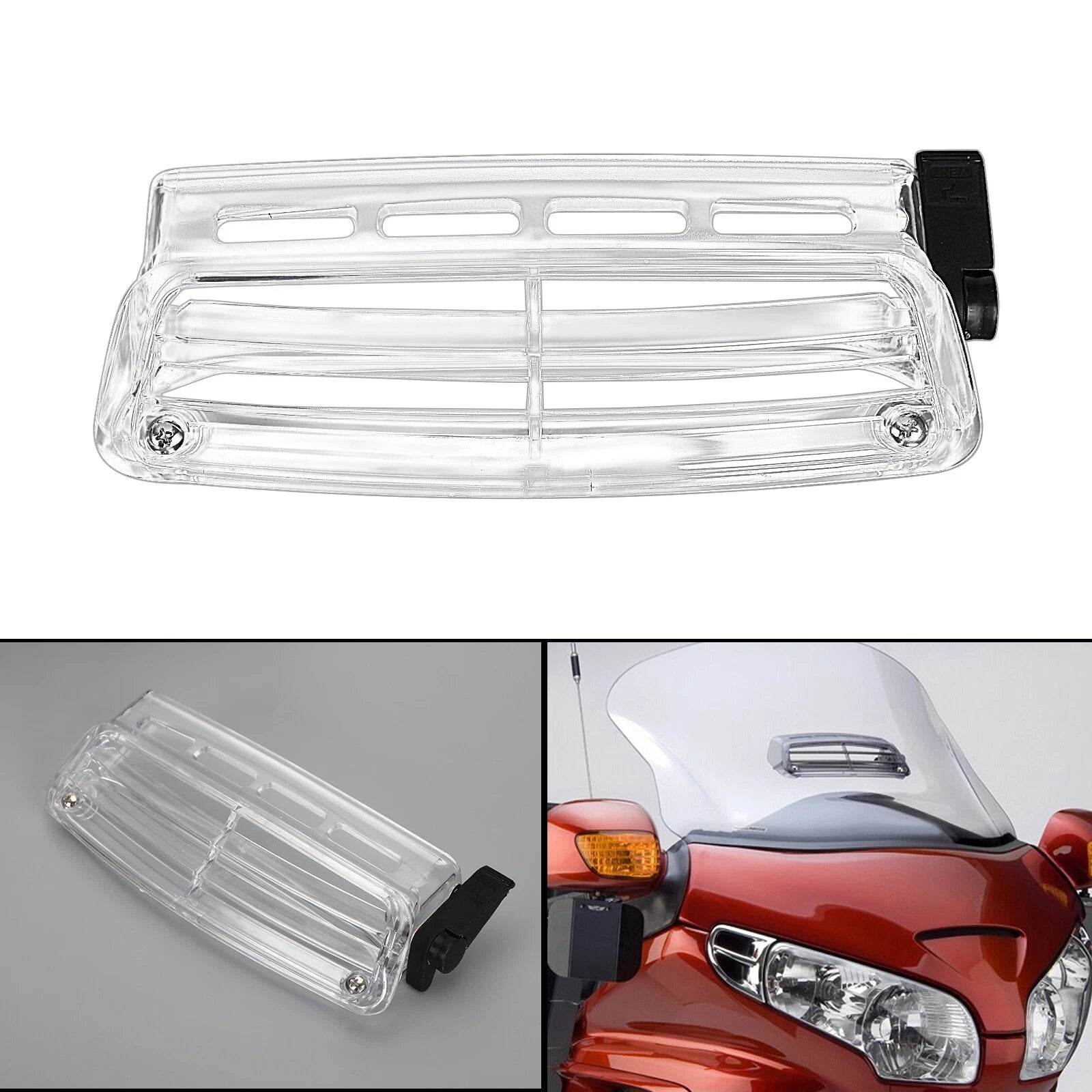 Clear Windshield Vent for Honda Goldwing GL1800 (2001–2016)
