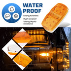 4X Amber LED Trailer Side Marker Light for
