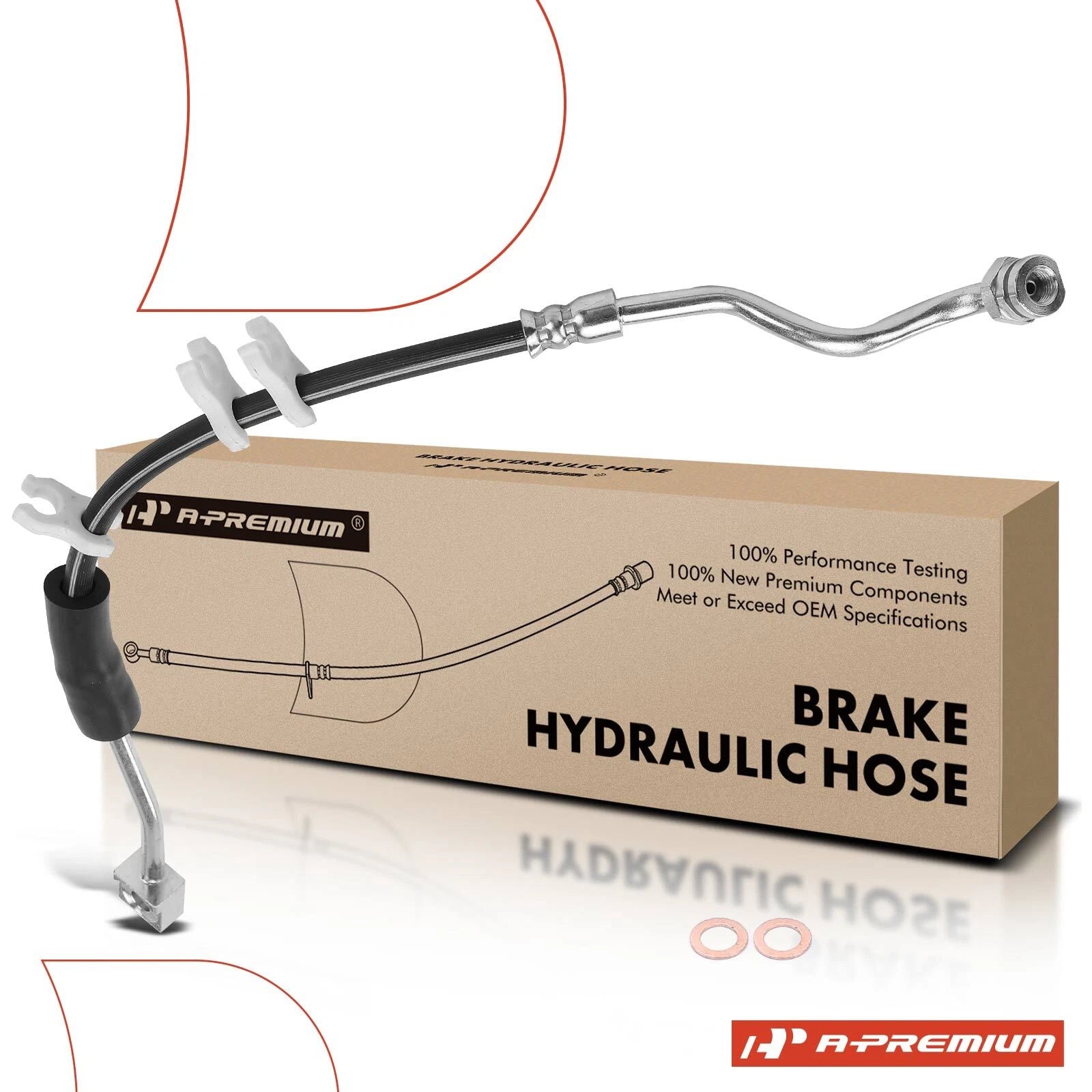 Front Left Brake Hydraulic Hose for Ford Explorer Mazda Navajo (1991–1994)