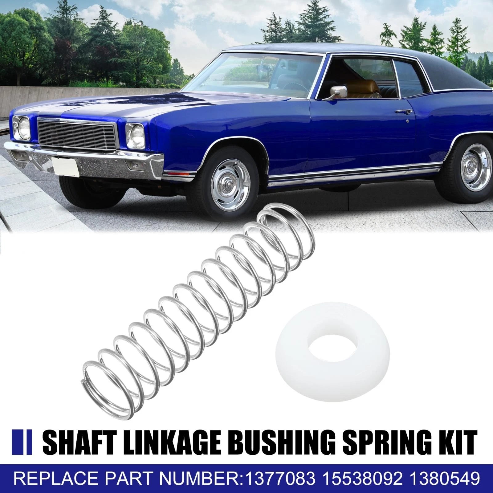 Trans Shifter Cross Shaft Linkage Bushing Spring Kit for GM Chevy Buick 
