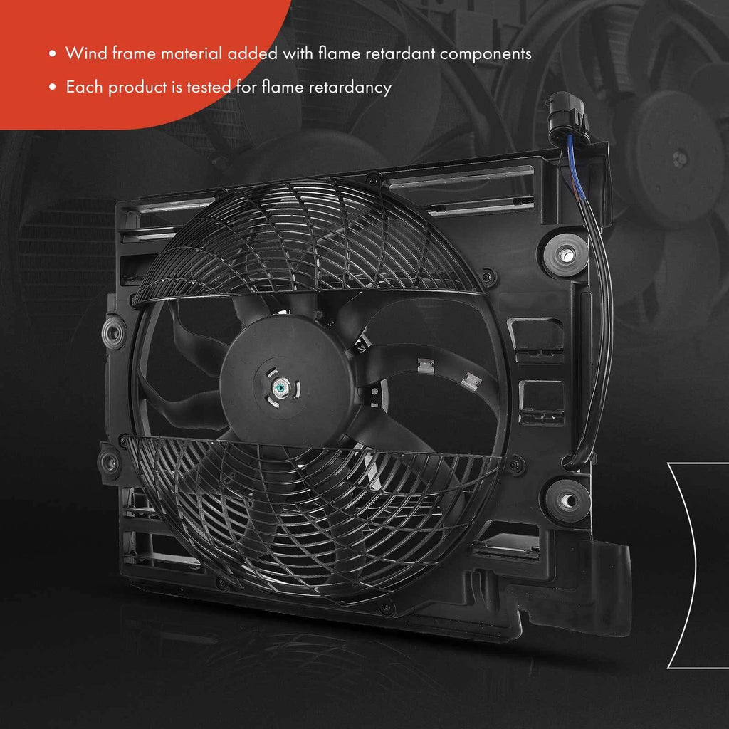 Cooling Fan Assembly with Shroud for BMW E39 525i 530i M5 (1999–2003)