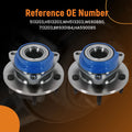 Pair Front Wheel Bearing Hub Assembly for Pontiac Grand Prix (2003–2008) 513203