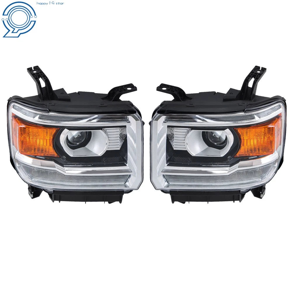 HID Headlights with LED DRL for GMC Sierra 2500HD/3500HD (2016–2019)
