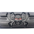 Black Pirate Zombie Footpegs for Harley Davidson Touring Softail Dyna (2010–2023)