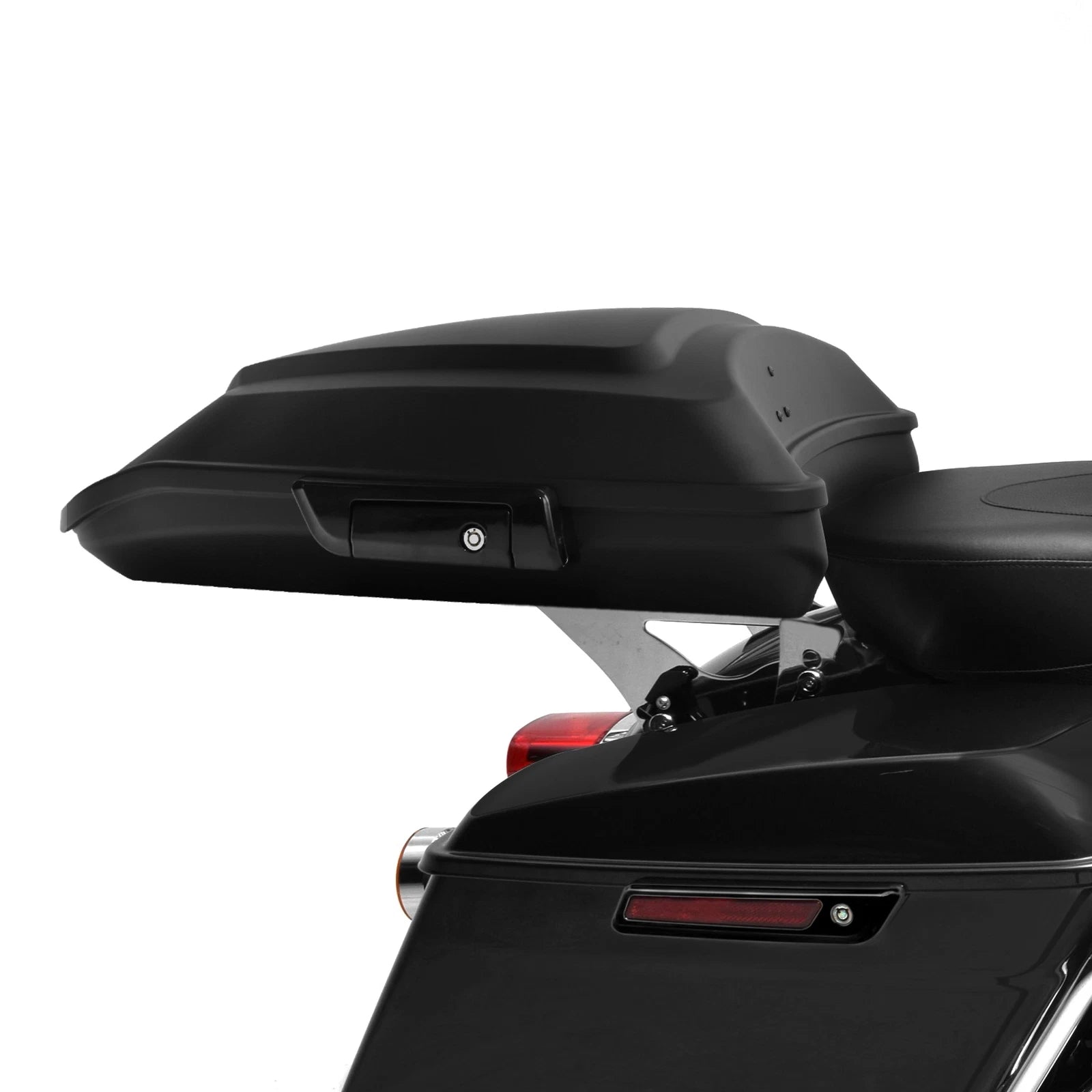 Matte Black Razor Trunk for Harley Electra Glide & Street Glide (2014–2025)