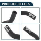 Radiator Hose Coolant Pipe for Volkswagen Tiguan 2.0L (2008–2017) No. 06K121051M Rubber Black