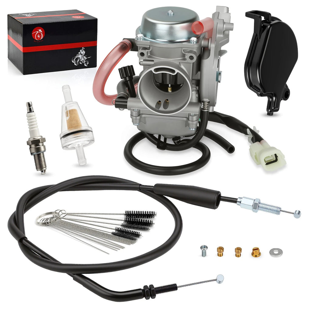 Carburetor with Throttle Cable for Kawasaki Prairie 300 (1999–2002) KVF300B KVF300A