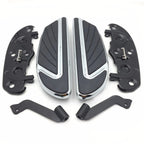 Chrome Airflow Rider Footboard Kit for Harley FLD/Softail (2012–2016)