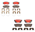 Set of 4 Brembo Ceramic NAO Brake Pads for Kia Optima (2001–2002)