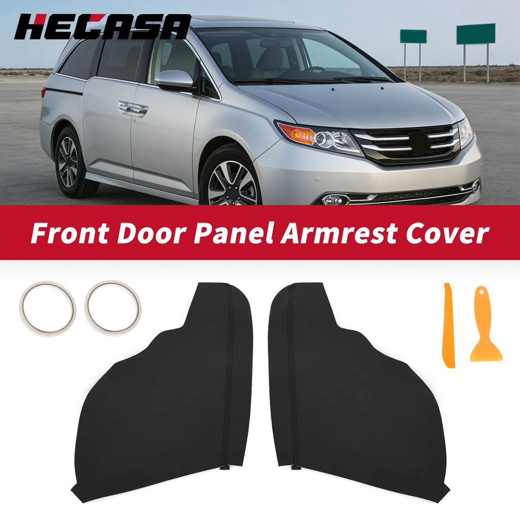 Leather Front Door Panel Armrest Cover for Honda Odyssey (2011–2017)