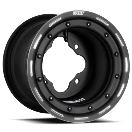 DWT G3 Black Rear Dual Beadlock Rims for YFZ450 Banshee Raptor (9" 9X9 4/115)