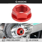 Rear Wheel Axle Nut for Beta RR 250 300 350 390 430 480 Xtrainer 300 (2015–2024)