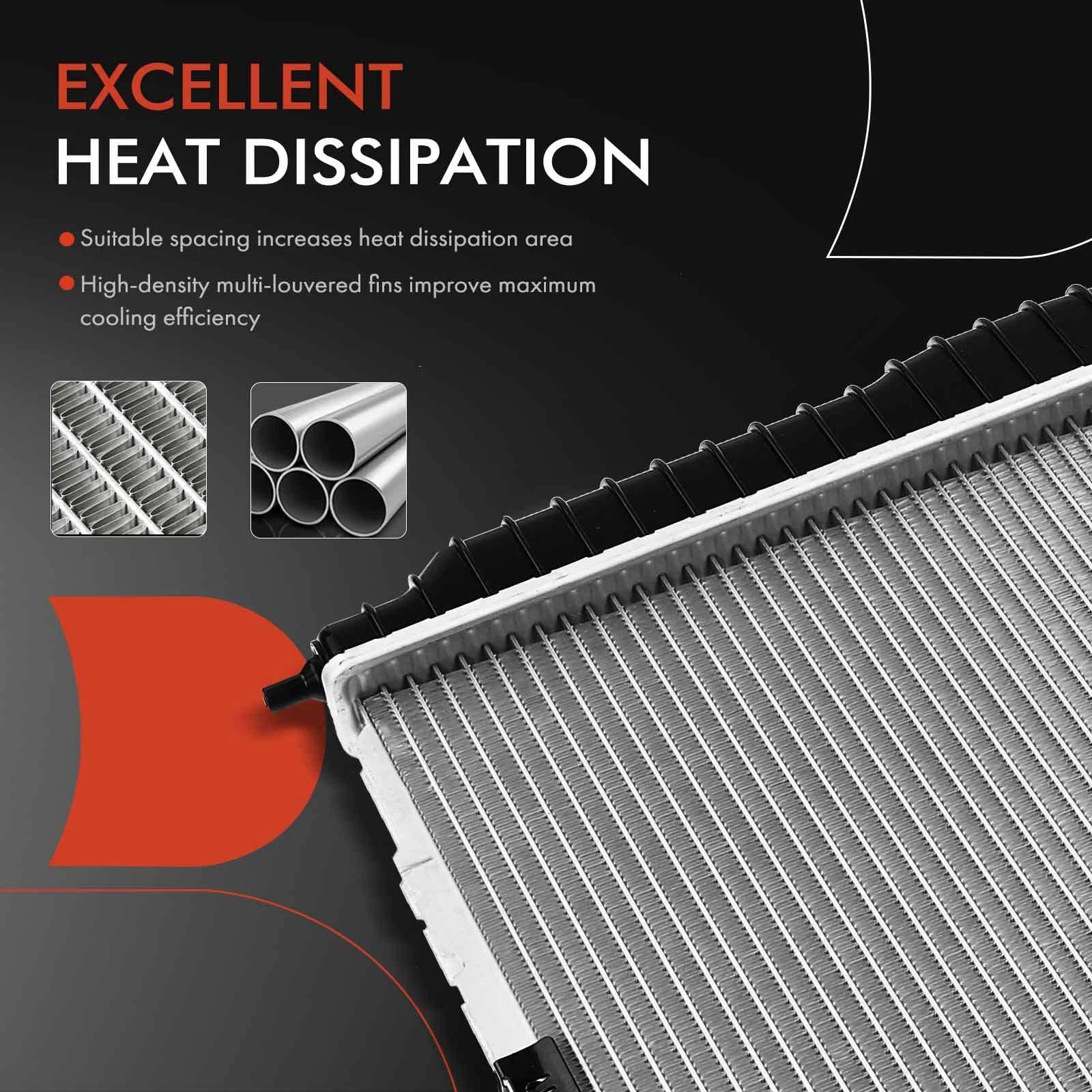 Radiator with Trans Oil Cooler for Chevrolet Aveo (2004–2008)