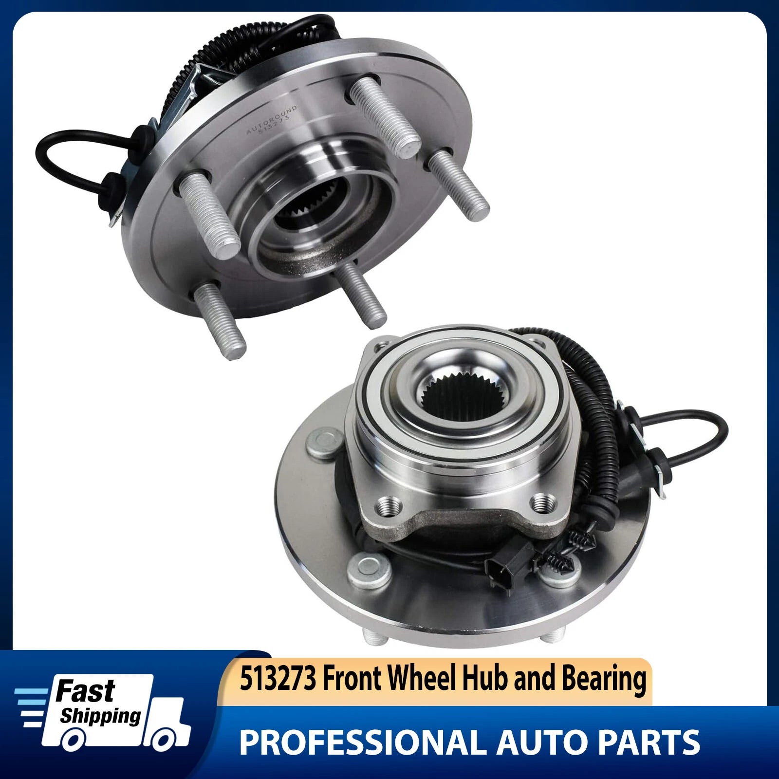Front Wheel Bearing and Hub for Dodge Grand Caravan Town & Country (2010–2018)