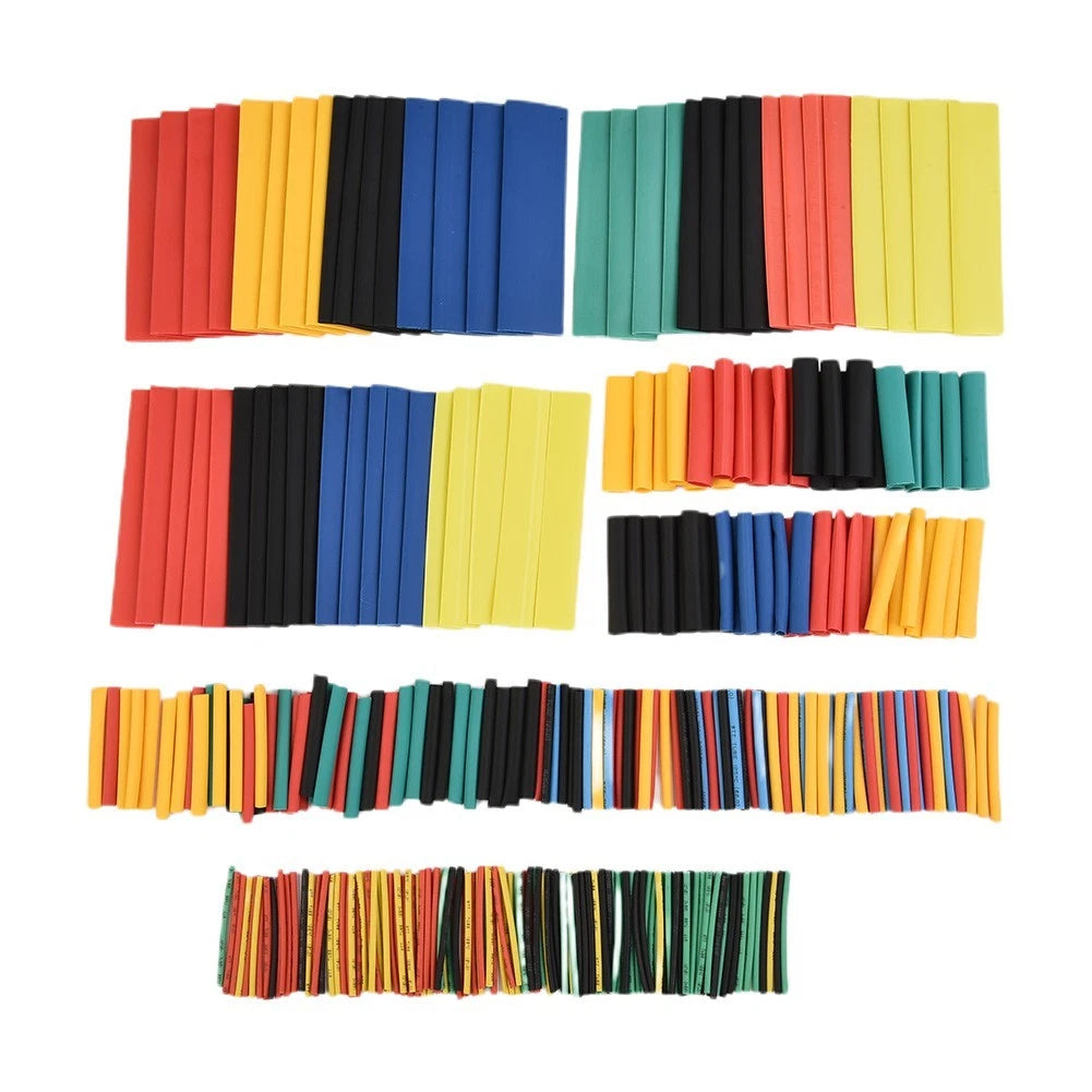 328pc Heat Shrink Electrical Tubing Wrap for Car Cable (2:1 Ratio)