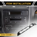 Carbon Fiber Console AC Switch Button Cover Trim for Toyota Tacoma (2016–2023)