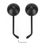 Classic Style Black Mirrors 10mm R/H for Honda CB Shadow Cruiser (T9)