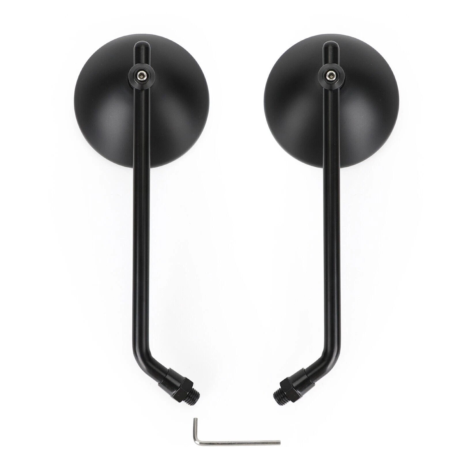 Classic Style Black Mirrors 10mm R/H for Honda CB Shadow Cruiser (T9)