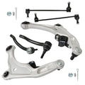 Set of 6 Front Control Arms with Ball Joints for Nissan Maxima (2009–2014)
