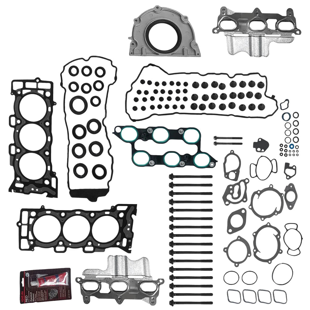 Full Gasket Set with Head Bolts for Buick Enclave GMC Chevrolet Saturn (2009–2016)