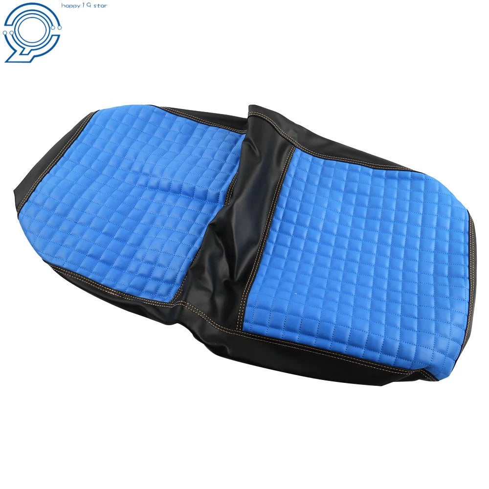 Set of 4 Blue Seat Covers for Club Car DS Golf Carts (2000.5-Up)