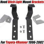 LED Pod Ditch Light Hood Hinge Mount Kit for Toyota 4Runner (1996–2002)