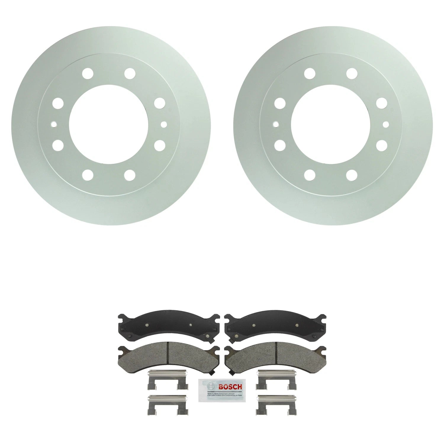 Set of 2 Bosch Severe Duty Semi-Met Disc Brake Pads for Sierra 2500 (2001–2007)